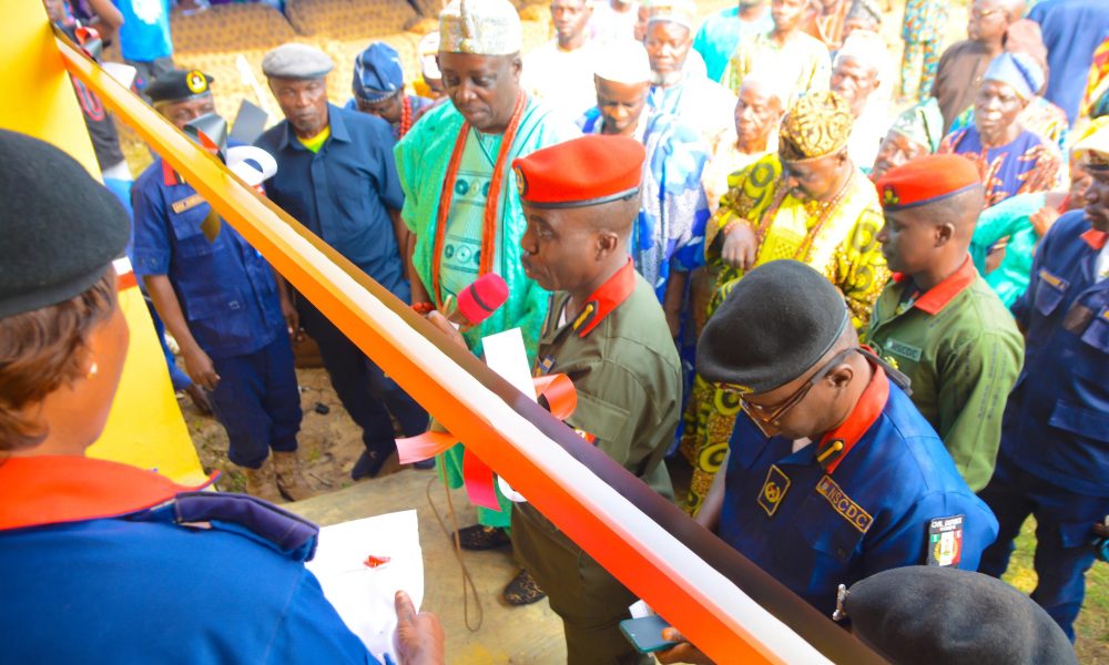 New NSCDC out-post commissioned in Isare-Opin community