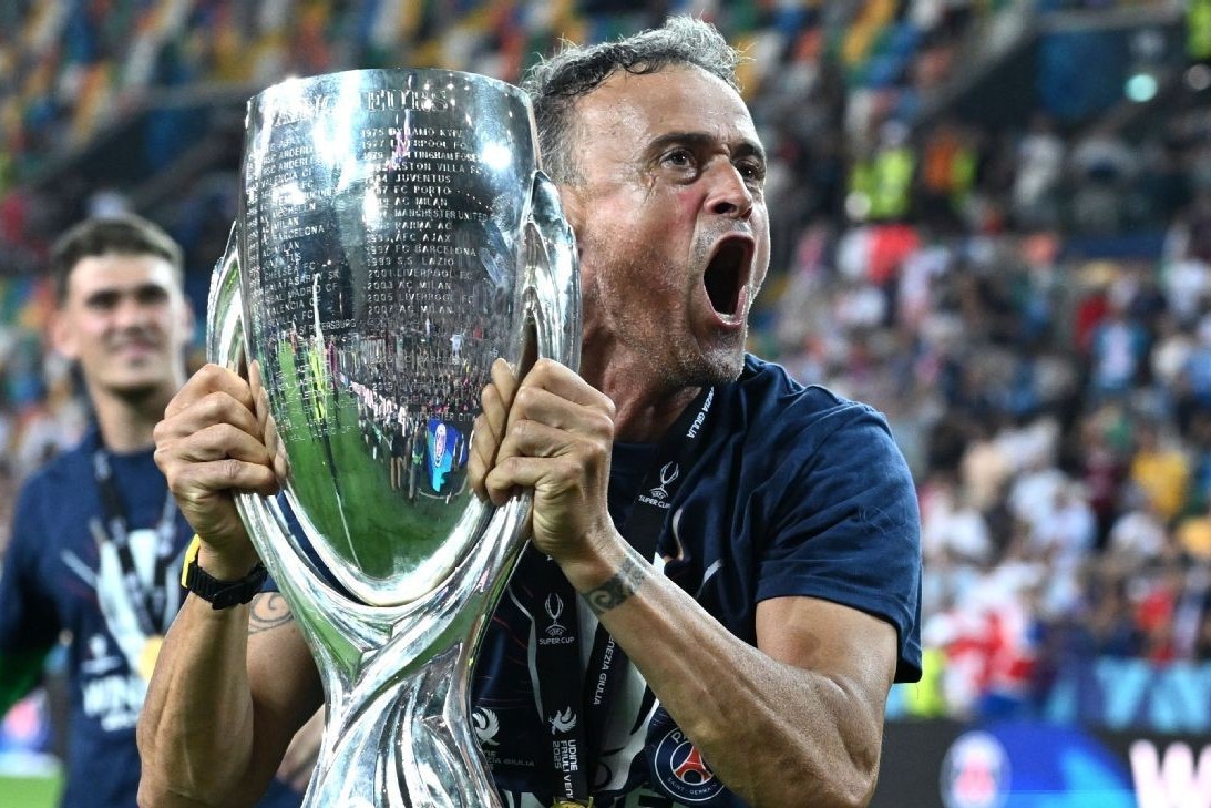 Luis Enrique calls PSG’s super cup victory a miracle
