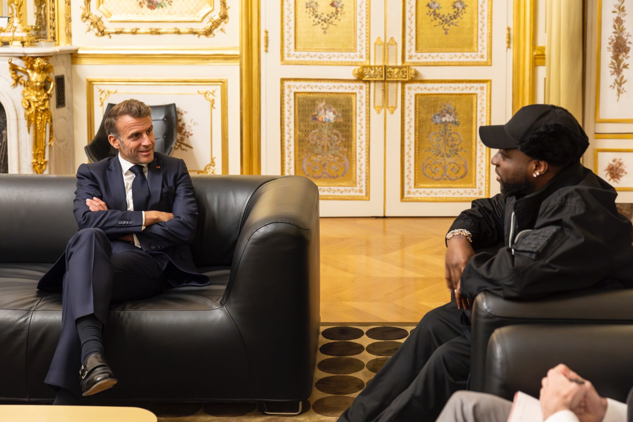 Africa’s Future: Davido Reveals Purpose of Meeting with French President Macron